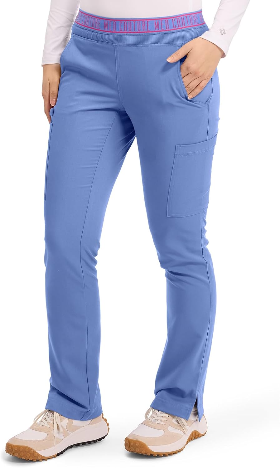 Thumbnail 4 de Med Couture Women's Yoga Pull-On Pant with 7 Pockets (MC7739)