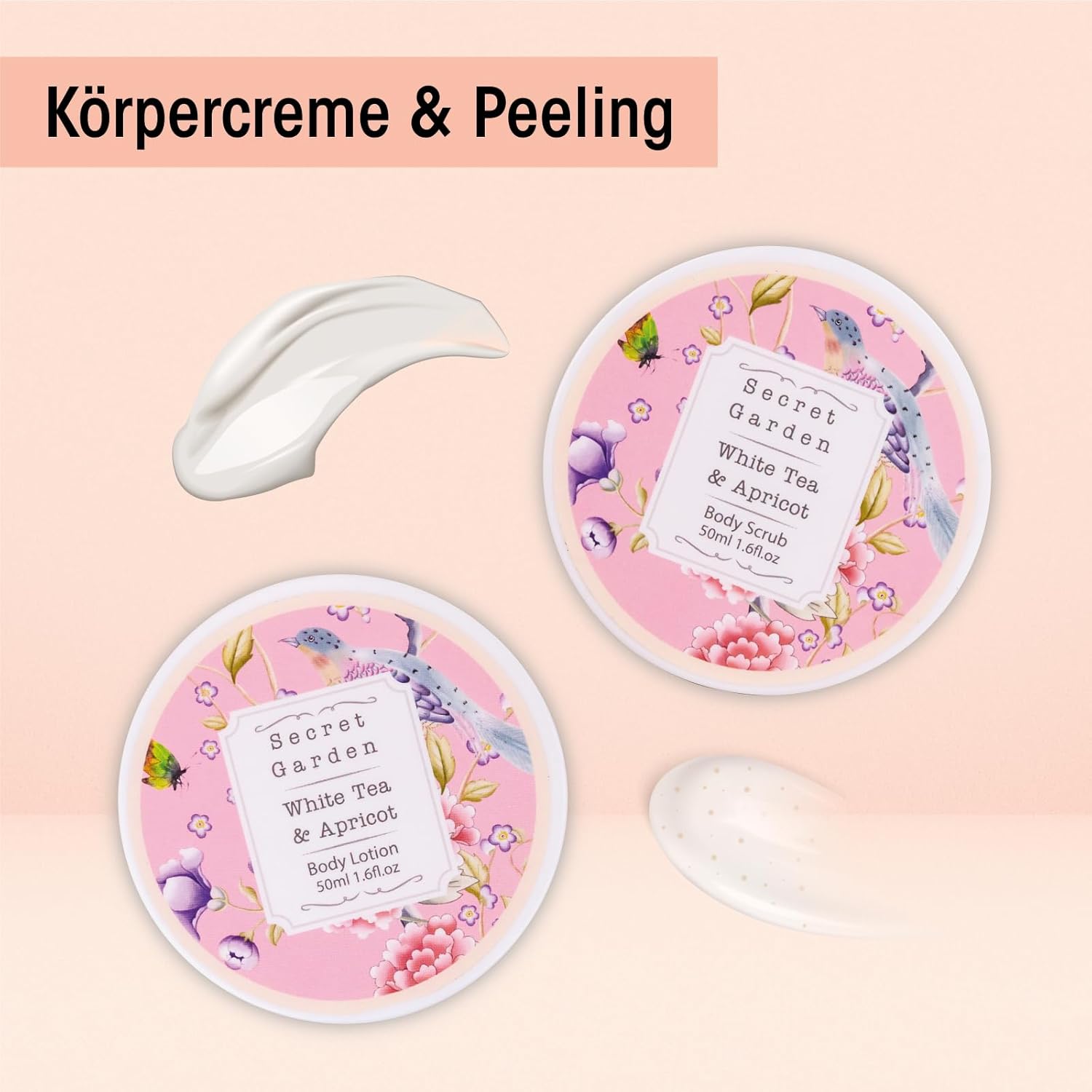Thumbnail 5 de Accentra Duschset Frauen Geschenkset im Holzkorb – 8-teiliges Wellness-Pflegeset mit Duschgel & Bodylotion