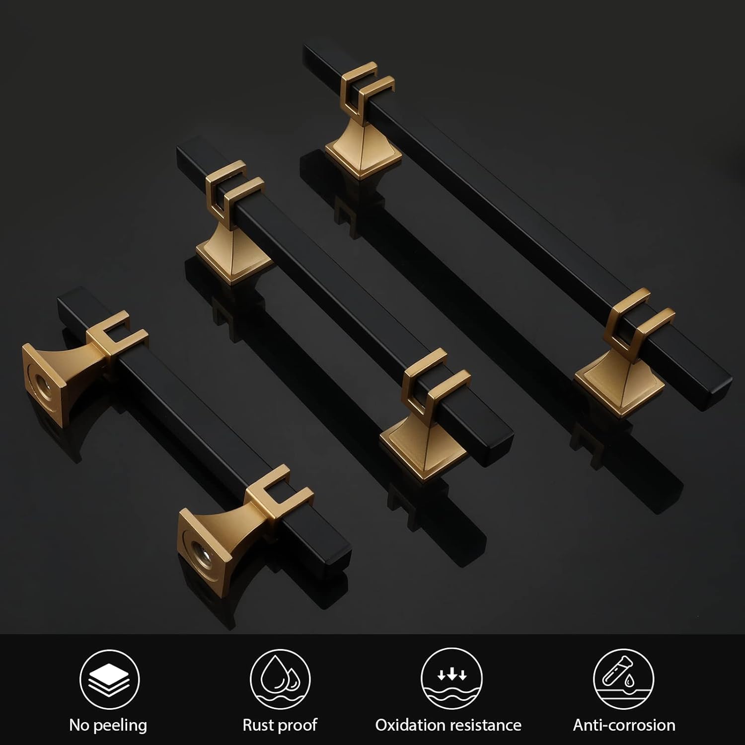 Thumbnail 6 de homdiy Cabinet Pulls, 3-3/4-Inch Hole Spacing