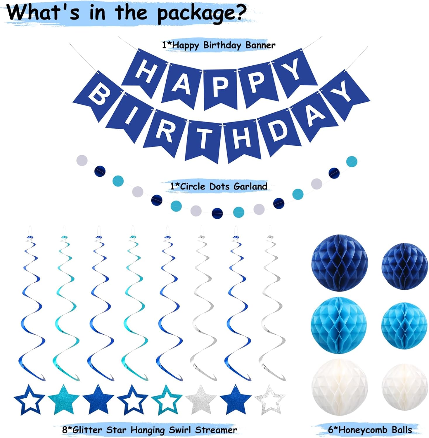 Thumbnail 1 de Lsoar Geburtstagsdeko Geburtstagsbanner 🎉