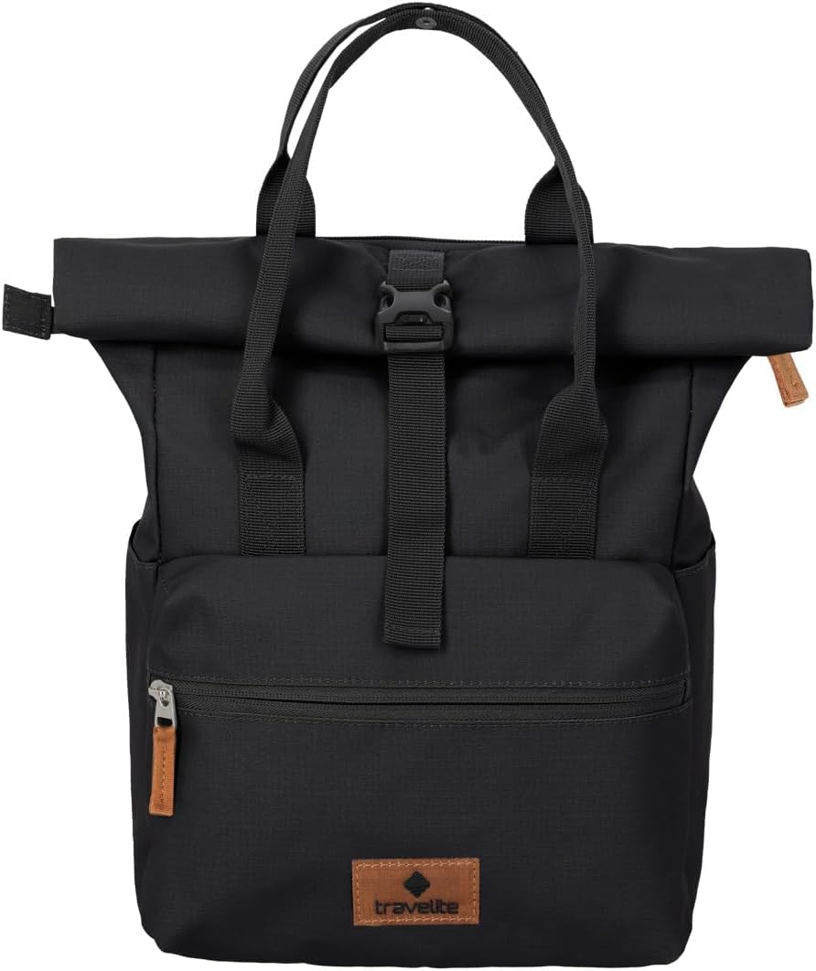 Thumbnail 1 de Travelite BASICS Short Handle Rollup Backpack Zaino Rollup Unisex – Black
