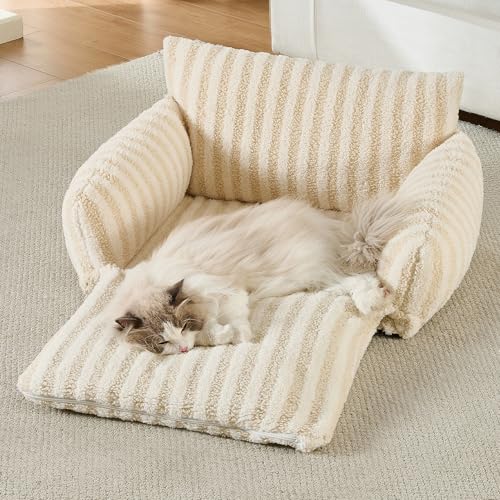 Thumbnail 5 de Hollypet Cat Bed Fluffy Plush, 25x20x13 inch ⚙