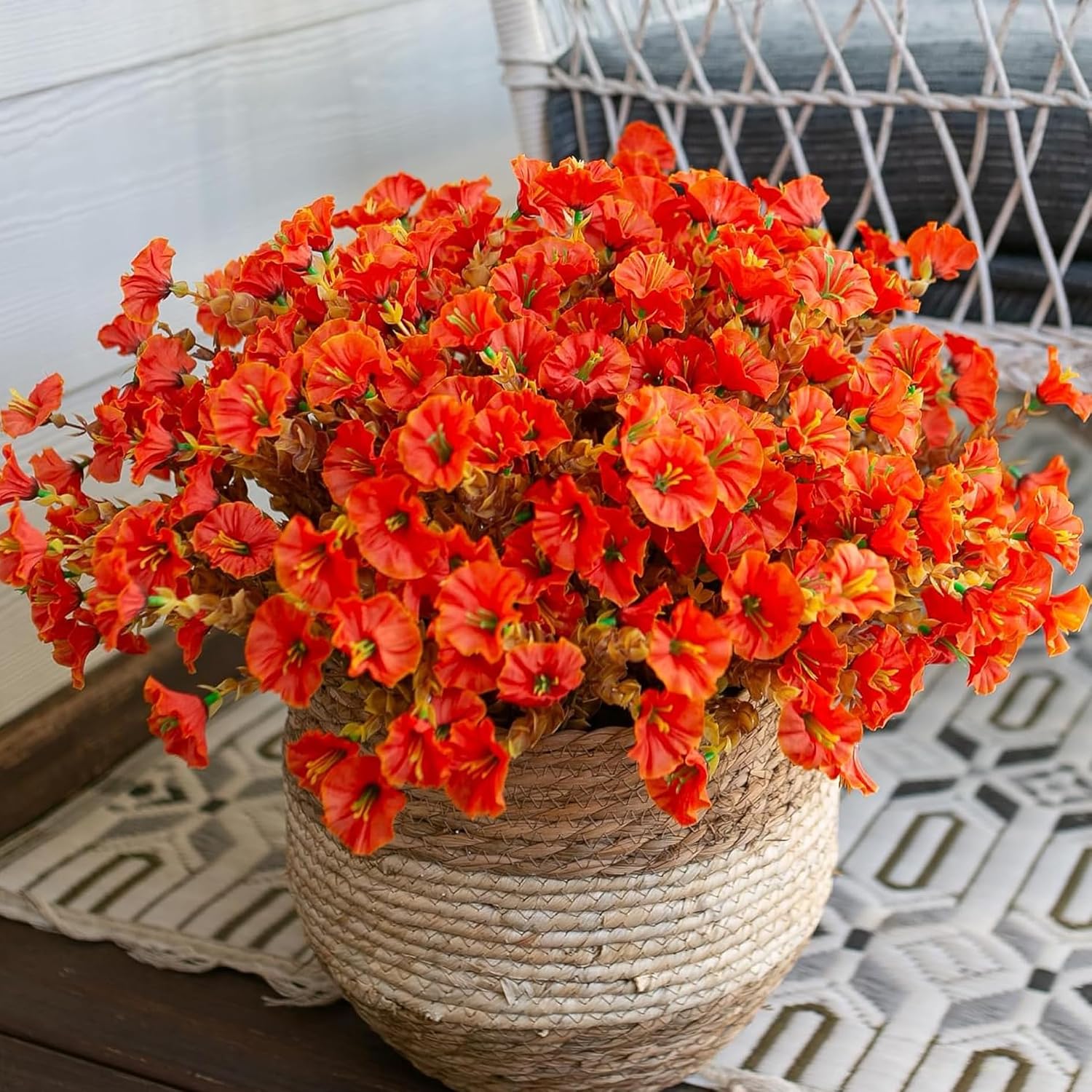 Thumbnail 4 de Morning Glory Outdoor Artificial Flowers 16 Pack