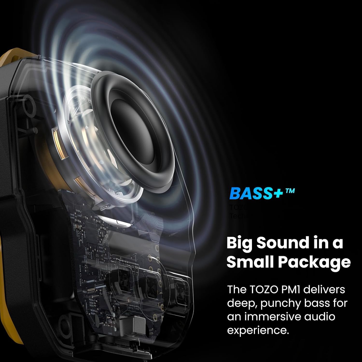 Thumbnail 2 de TOZO clip-on Bluetooth speaker