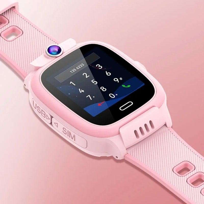 Detalle de Klack Reloj Smartwatch para Niños con GPS 4G rosa