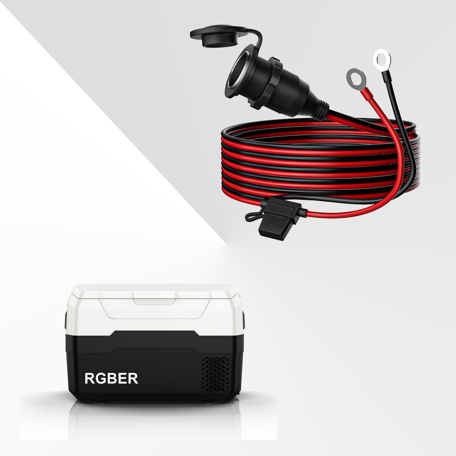 Thumbnail 6 de RGBer Zigarettenanzünder 12V Steckdose – 12/24V Steckdose mit Sicherung, Ringösen und Schutzabdeckung