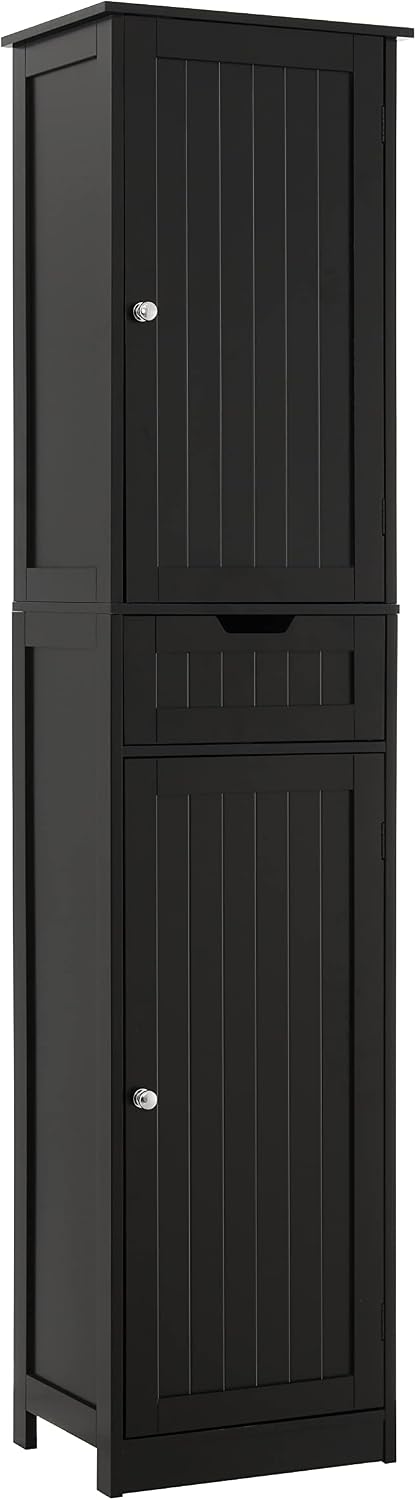 Detalle de Iwell Bathroom Storage Cabinet, 66.9-Inch Tall
