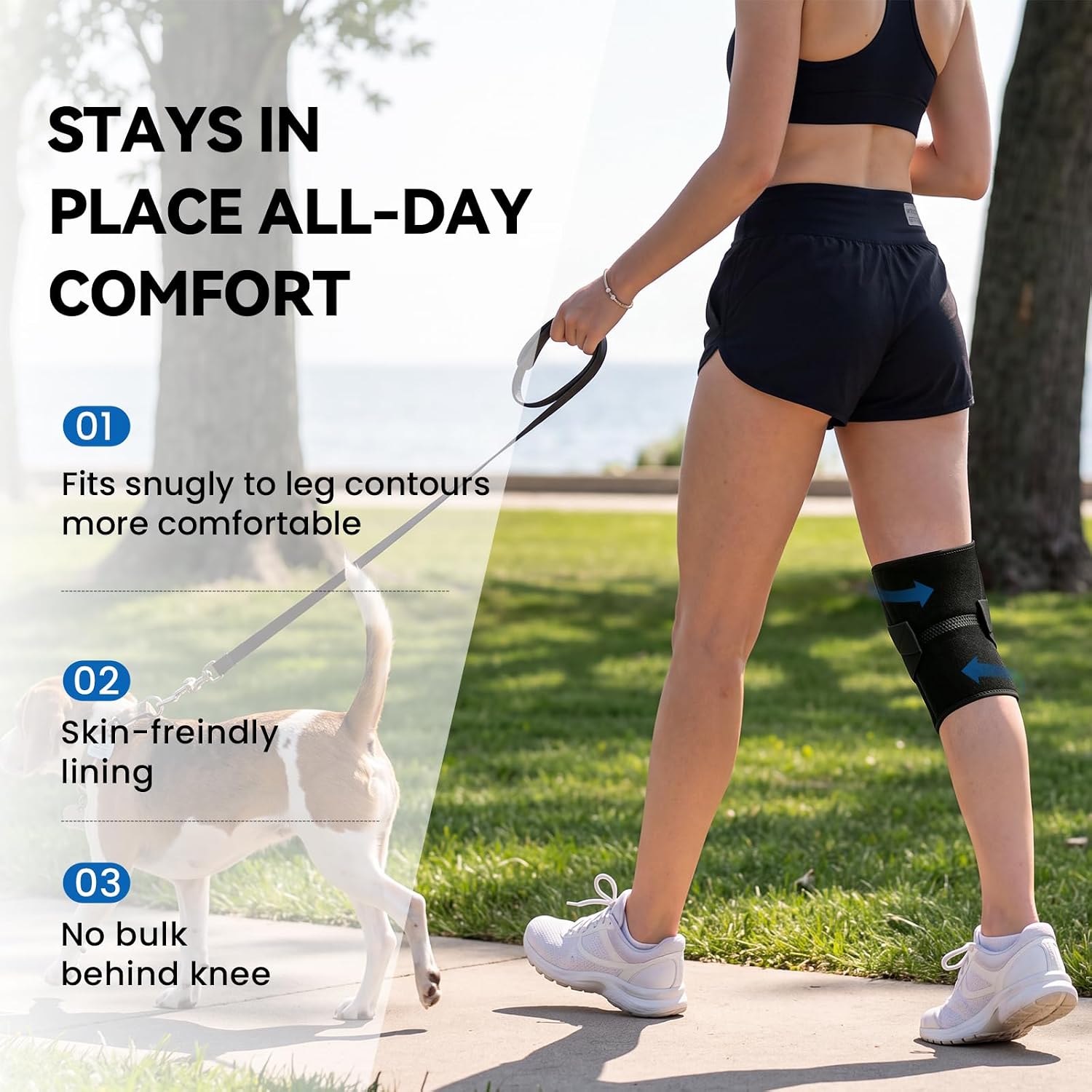 Thumbnail 5 de SFNILO XX-Large Knee Brace with Side Stabilizers, Gel Pads and Adjustable Straps