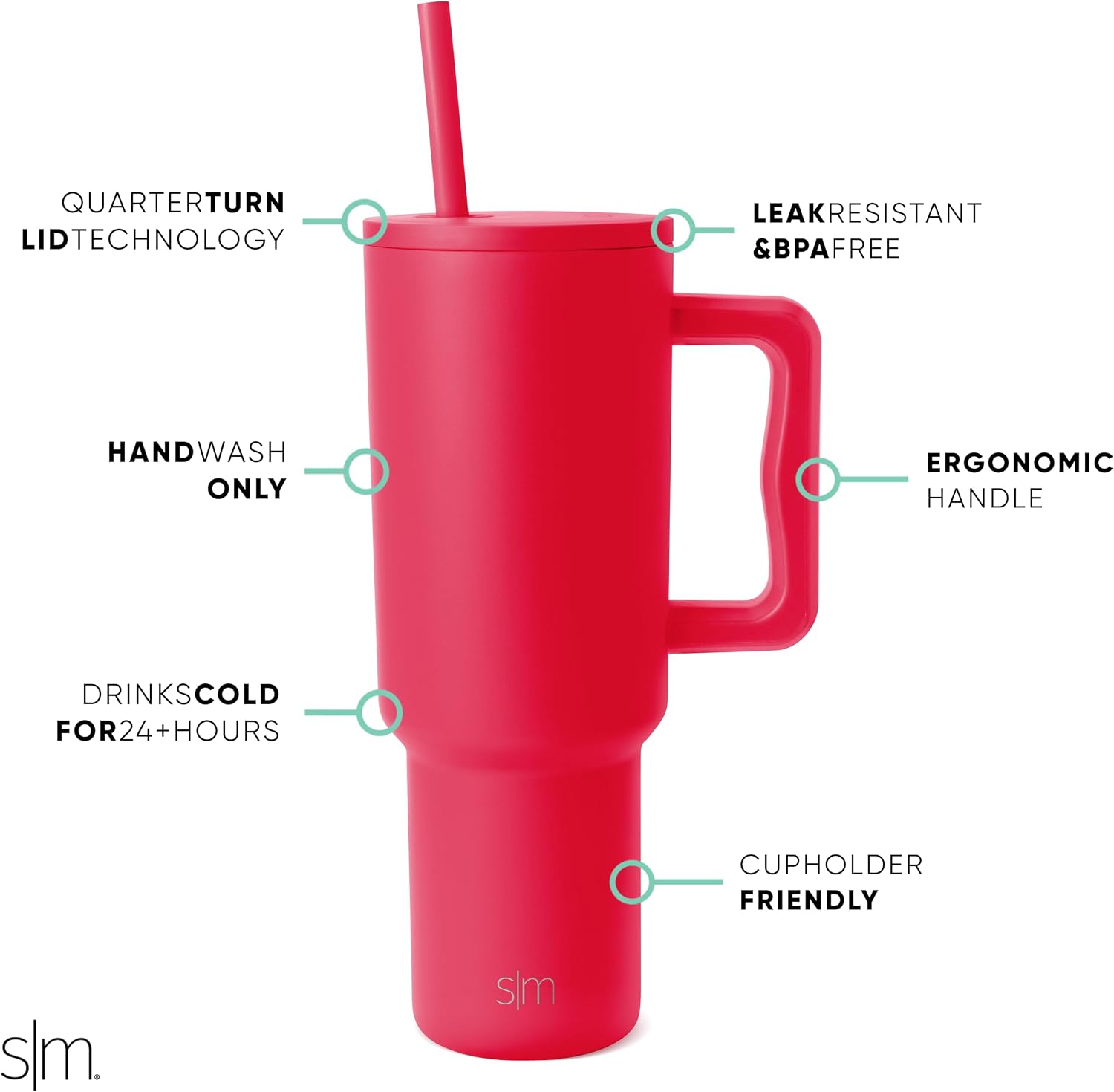 Thumbnail 1 de Simple Modern 40 oz Trek Tumbler 🥤