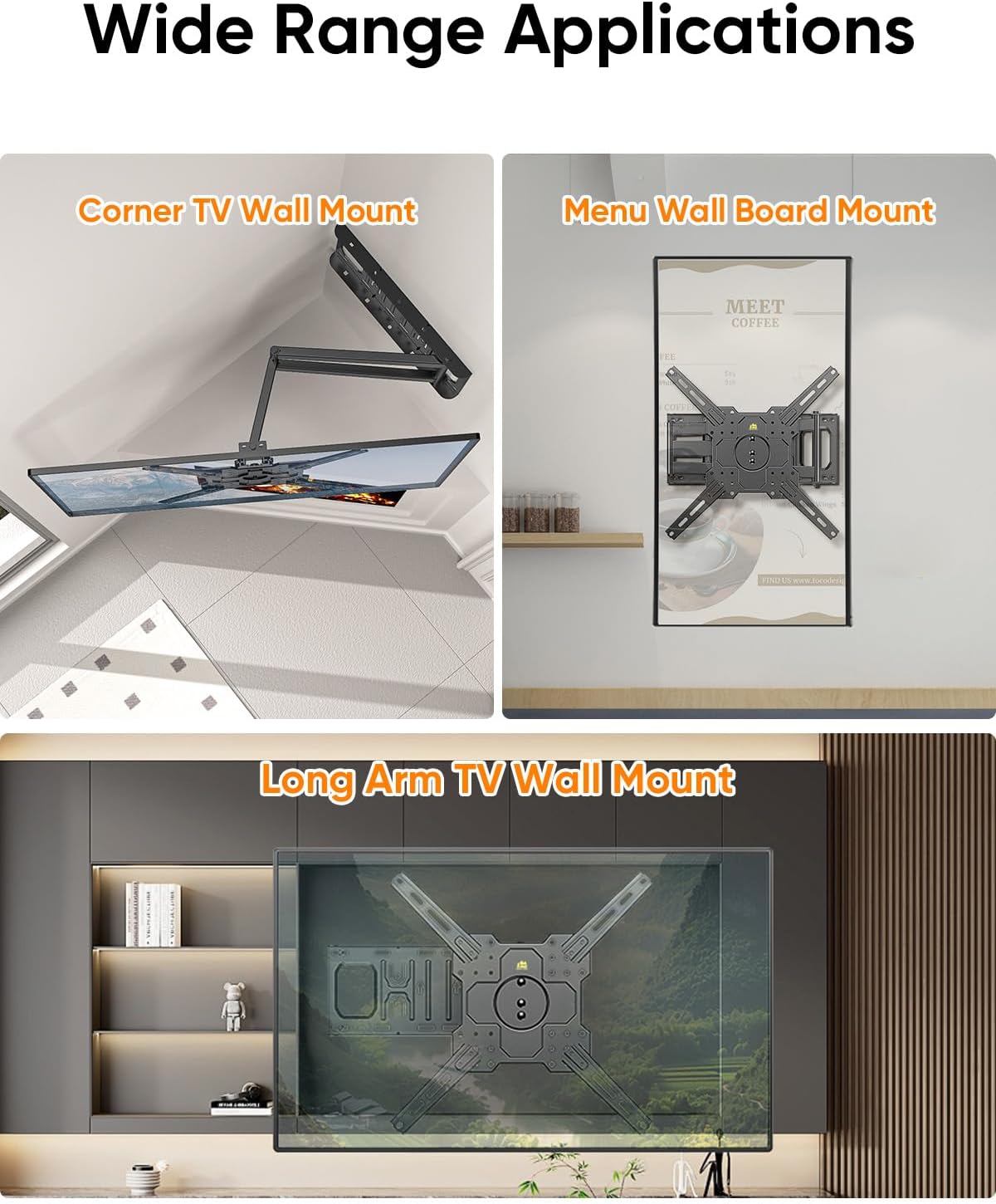Thumbnail 6 de FORGING MOUNT 180° Landscape to Portrait TV Wall Mount for 26–65 Inch TVs