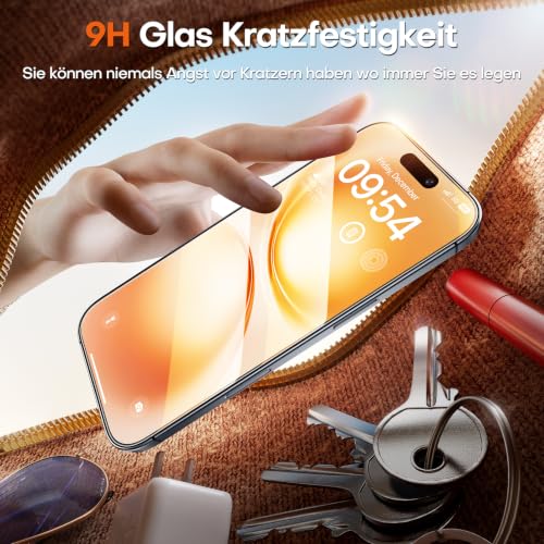 Thumbnail 5 de TOCOL Panzerglas für iPhone 18 Pro Max 6,9 Zoll – einfache Montage, 9H Schutz