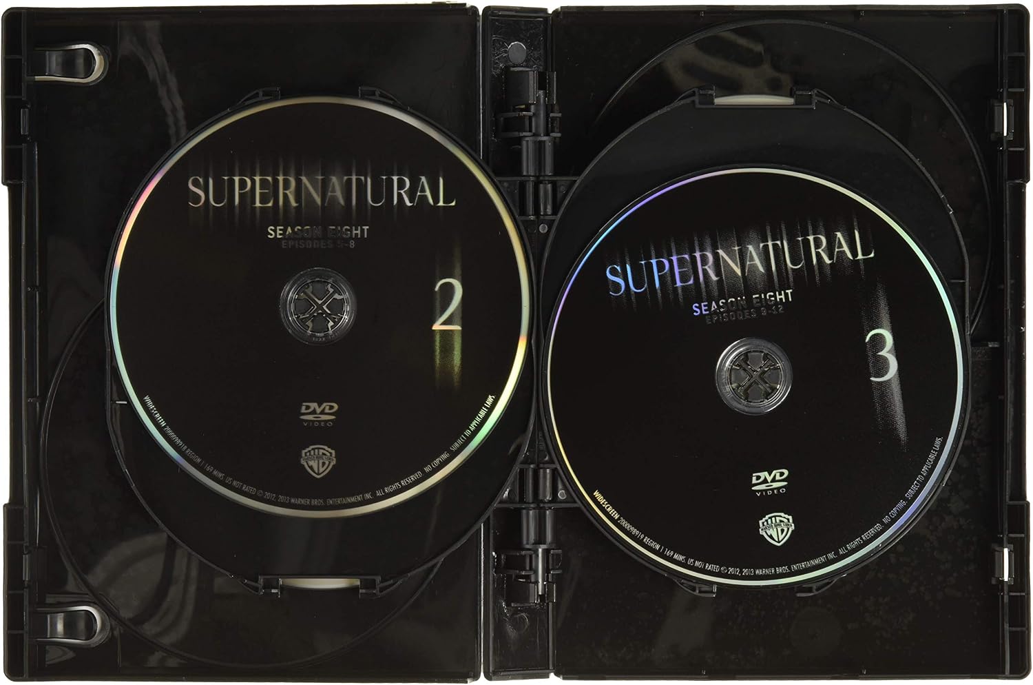 Detalle de Warner Bros. Supernatural: The Complete Eighth Season Bilingual DVD, 6-Disc NTSC Set