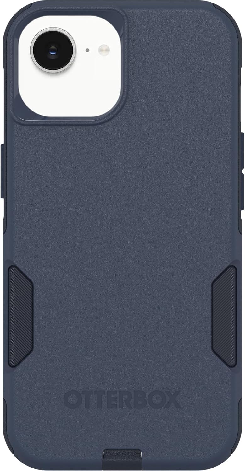 Detalle 2 de OtterBox Commuter Case for iPhone 17e/16e/15/14/13 – Shockproof, Drop Proof and Rugged in Blue
