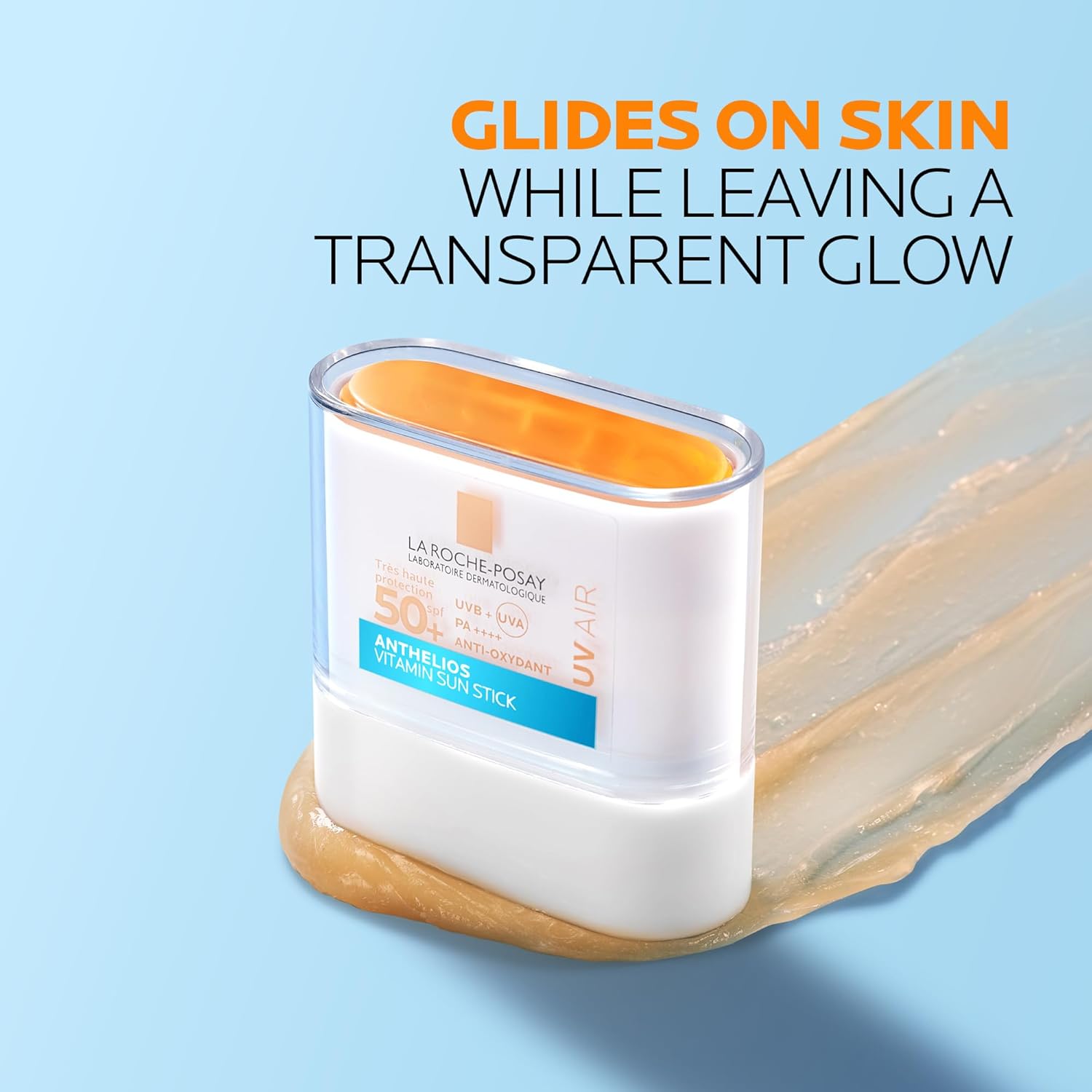 Detalle 2 de La Roche-Posay Anthelios UVAIR Vitamin Sun Stick SPF50+ – Invisible Face Sunscreen Stick