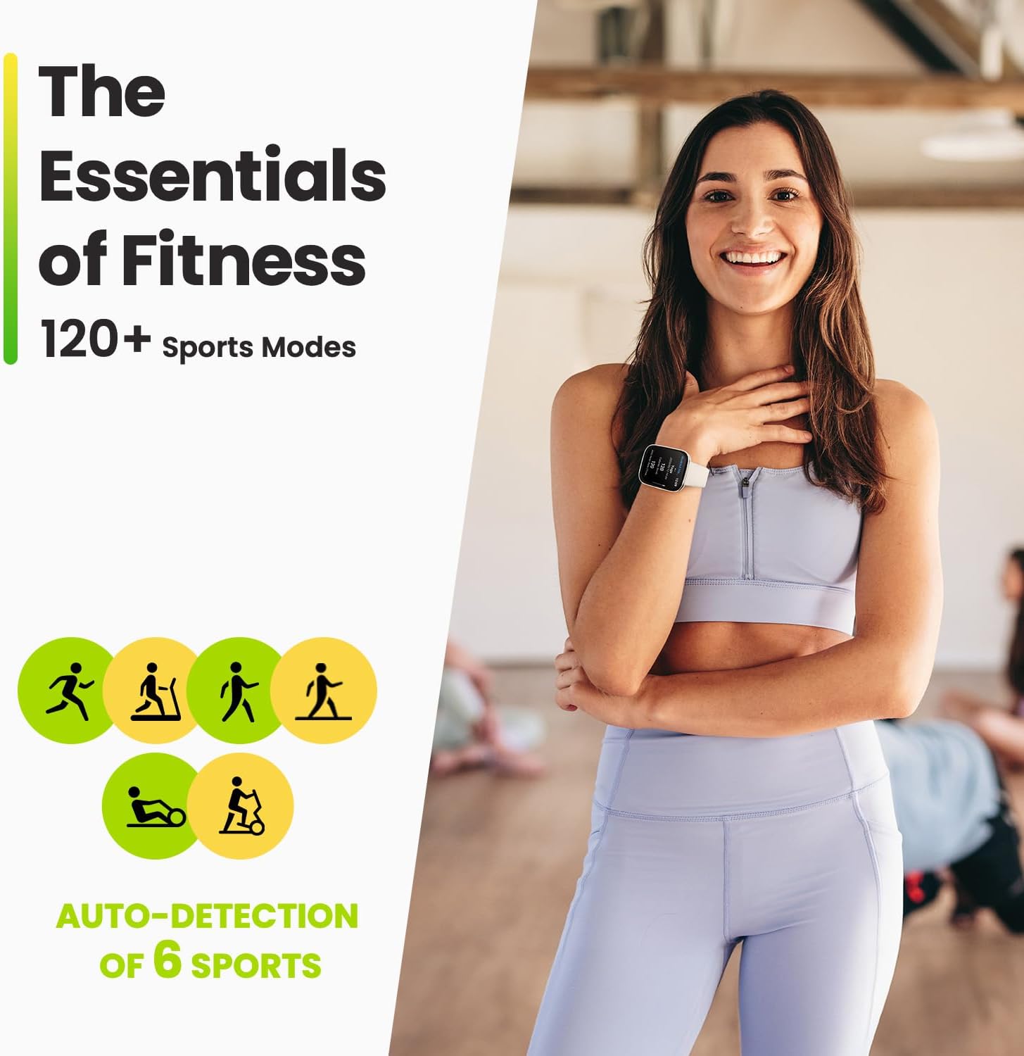 Detalle 2 de Amazfit Bip 5 Unity 46mm smartwatch with 1.91" display, Bluetooth calling and up to 11-day battery