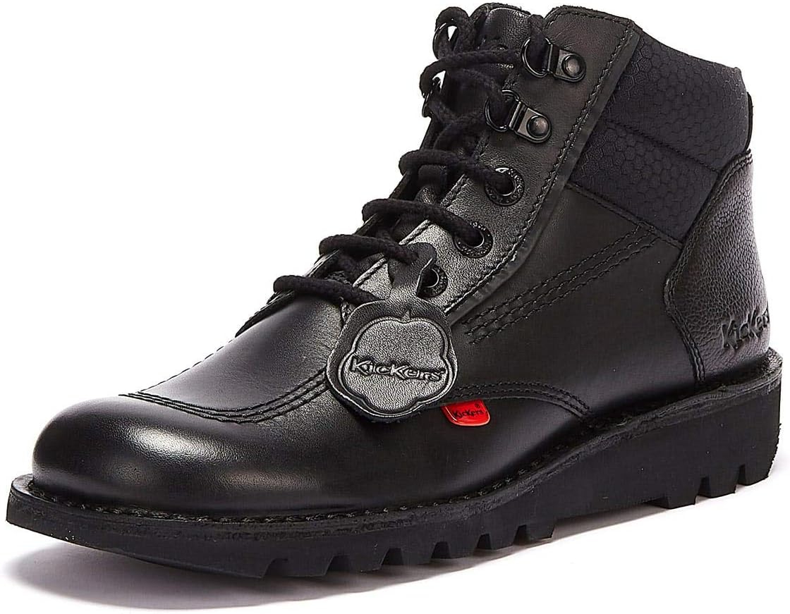 Detalle de Kickers Unisex Baby Kick Hi Zip Ankle Boots – extra flexibility for easy on and off