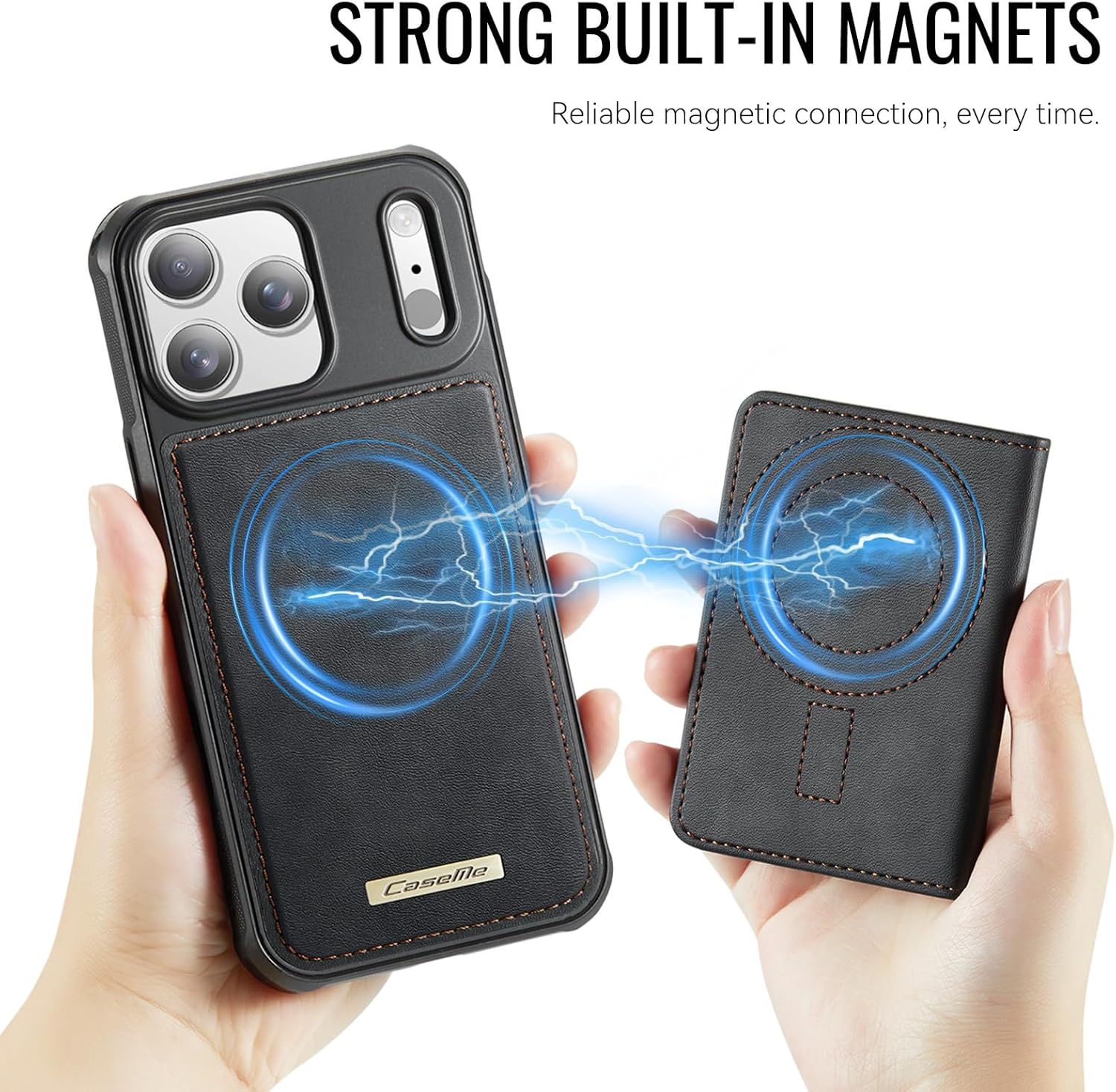 Thumbnail 1 de iEWFEN Wallet for iPhone 17 Pro Case with MagSafe and RFID Blocking 2-in-1 Detachable Leather Cover