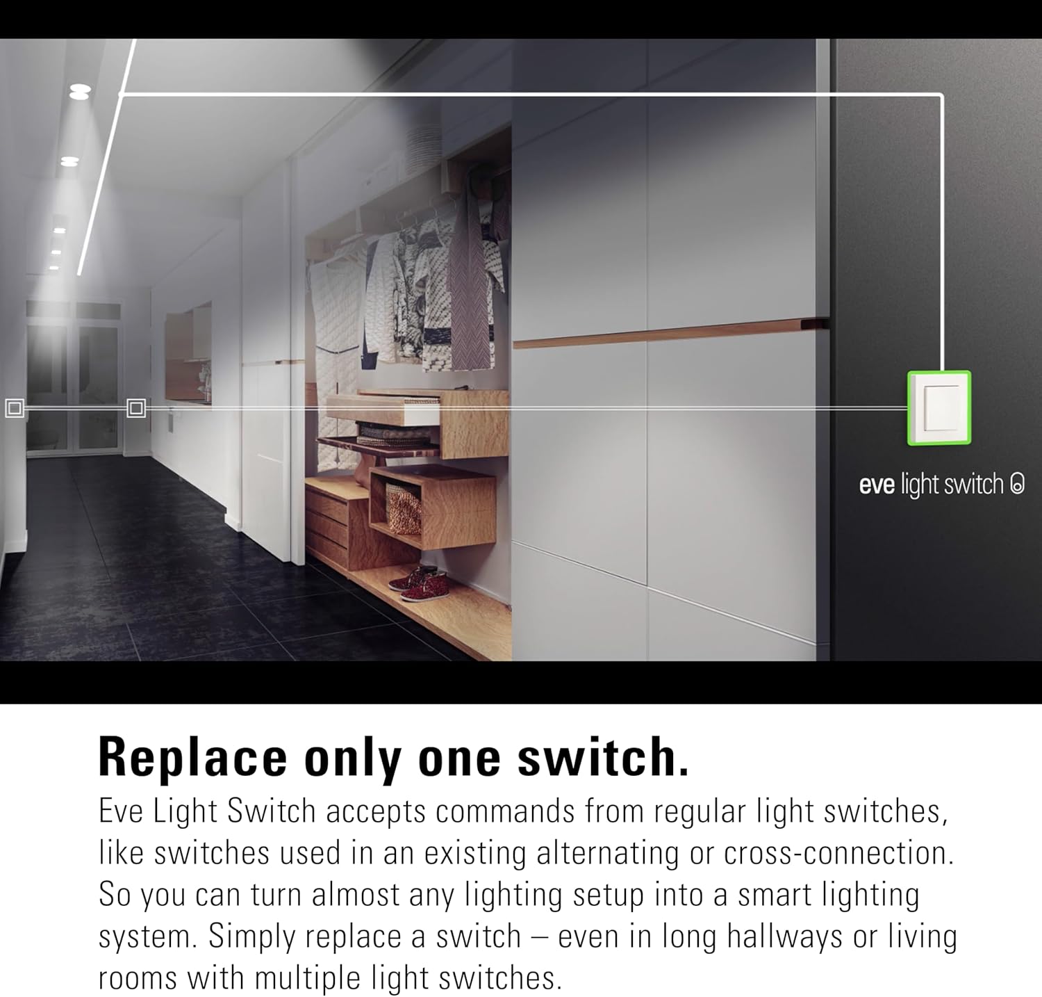 Thumbnail 3 de Eve Light Switch Apple Home
