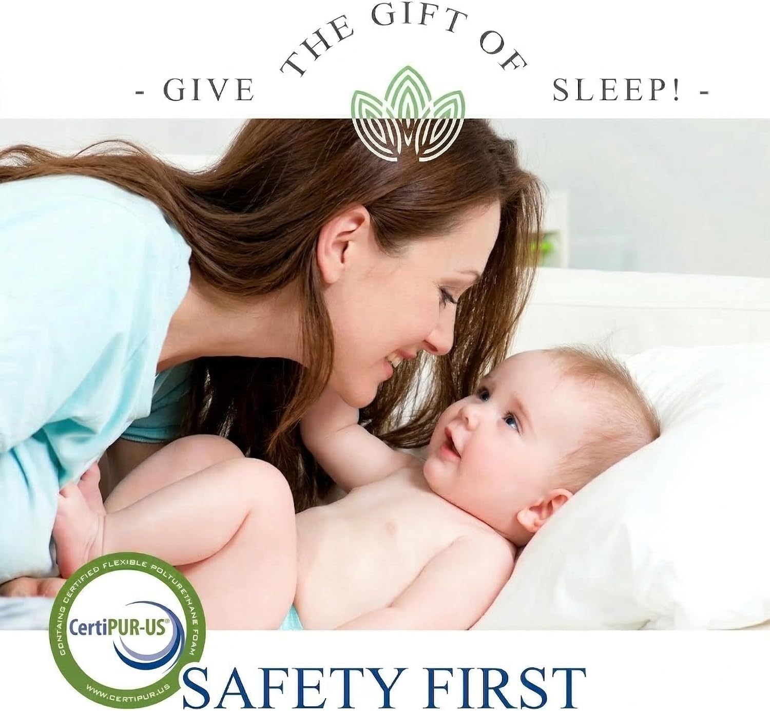 Thumbnail 6 de Modera MOD-2626 Dual-Sided Crib Mattress, Organic Cotton Cover and Cooling Gel Foam