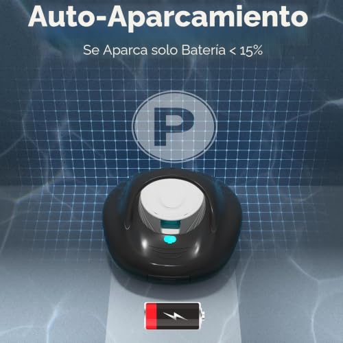 Detalle 2 de BRINBO Robot para Piscina: 130 minutos de limpieza potente y carga rápida en 2,5 h