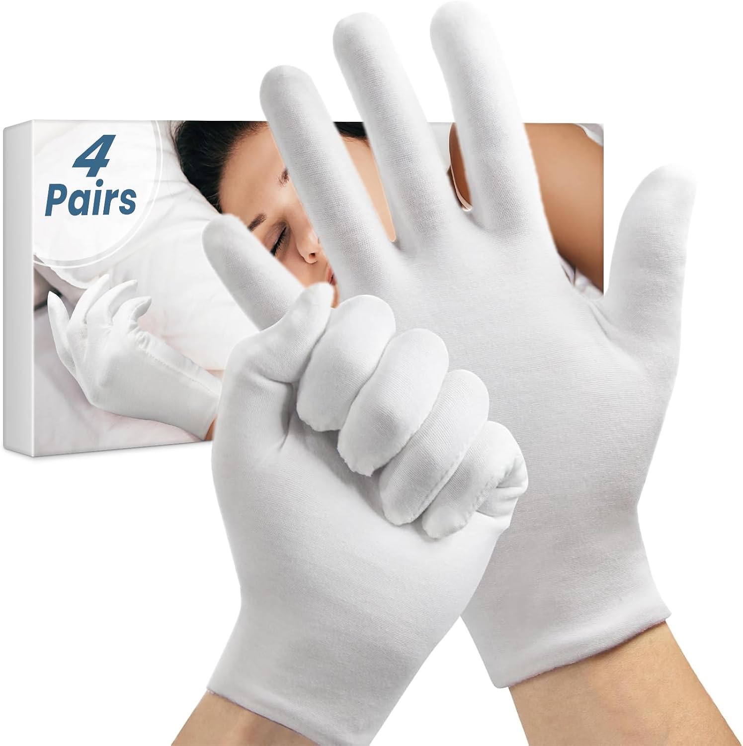 Detalle de Cotton Gloves, 95% Cotton