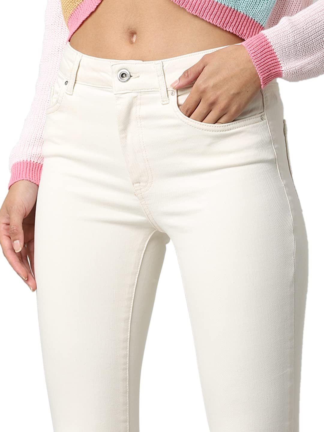 Detalle de ONLY Female Flared Fit Jeans ONLBLUSH – bequeme Bootcut/Flared-Jeans mit regulärer Taille