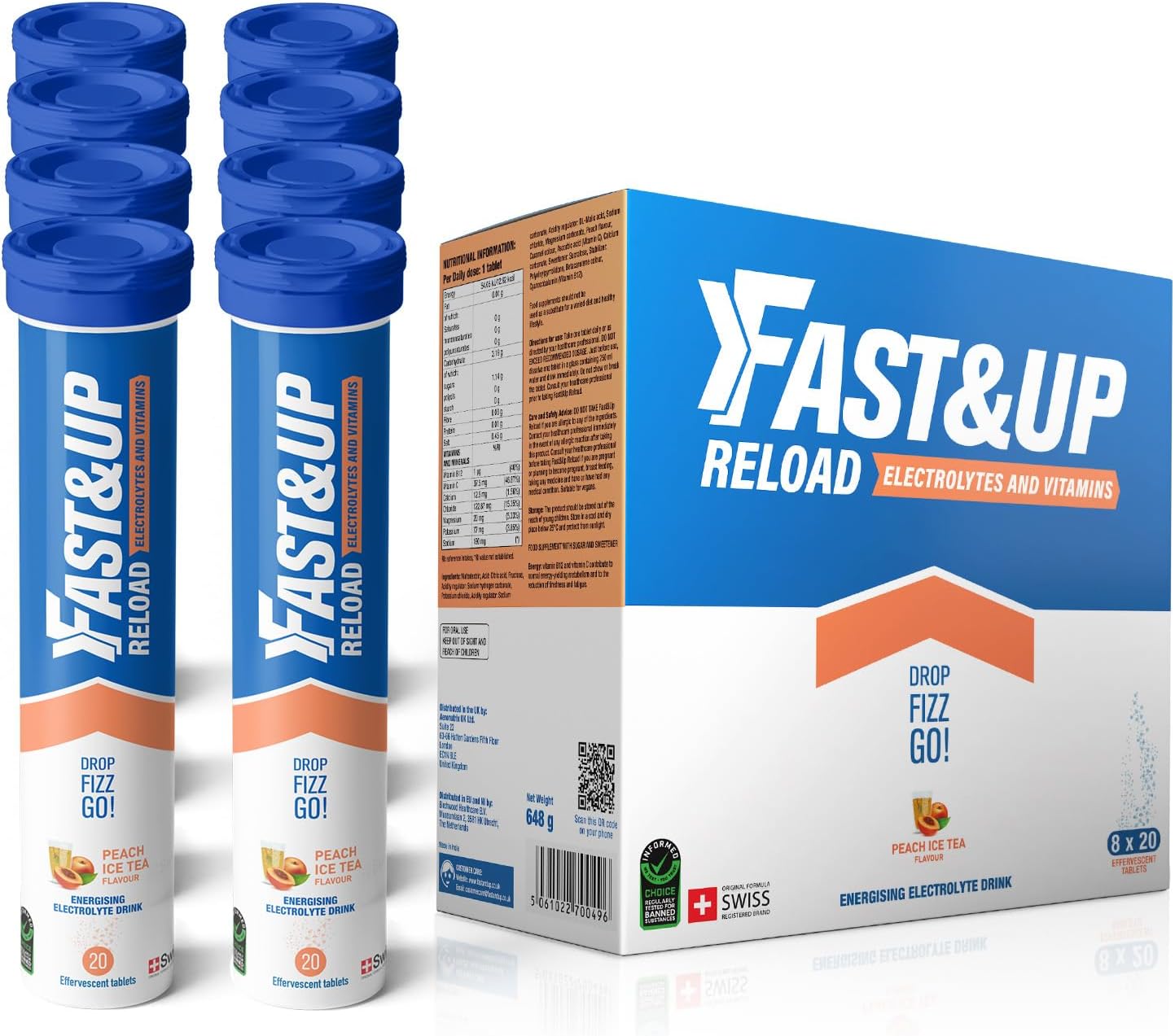 Thumbnail 2 de Fast&Up Reload – Energising Electrolyte Drink (Variety Pack) with Vitamin C & B12