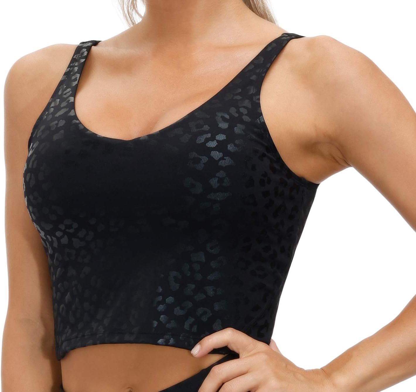 Thumbnail 1 de THE GYM PEOPLE Longline sportbeha met medium ondersteuning en uitneembare pads