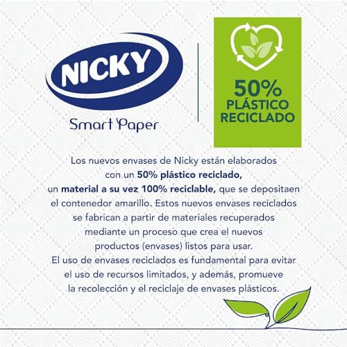 Detalle 2 de Nicky Nature 24 rollos — papel higiénico 3 capas 🧻