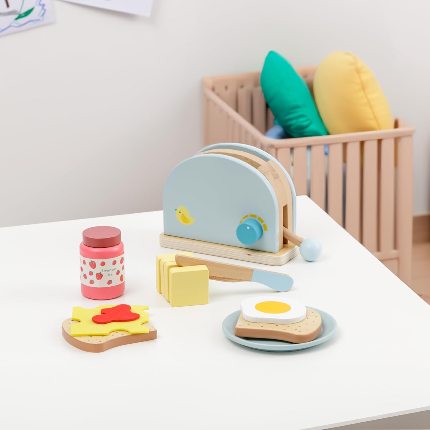 Thumbnail 1 de Baroni Giochi Montessori toast 10 accessori