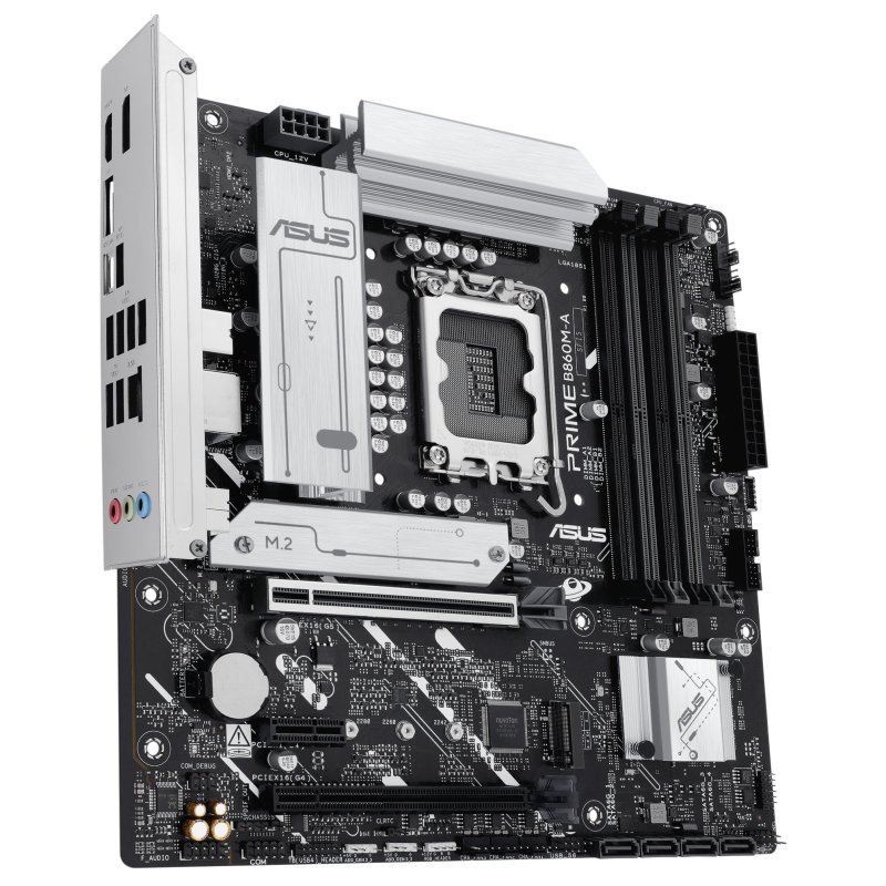Detalle de ASUS PRIME B860M-A-CSM placa base micro‑ATX