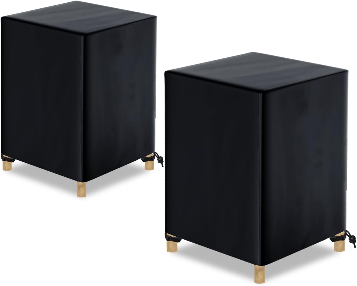 Detalle de AWNIC E110-2D-2GE tuinstoelhoezen, set van 2, waterdicht, 68 x 68 x 110 cm