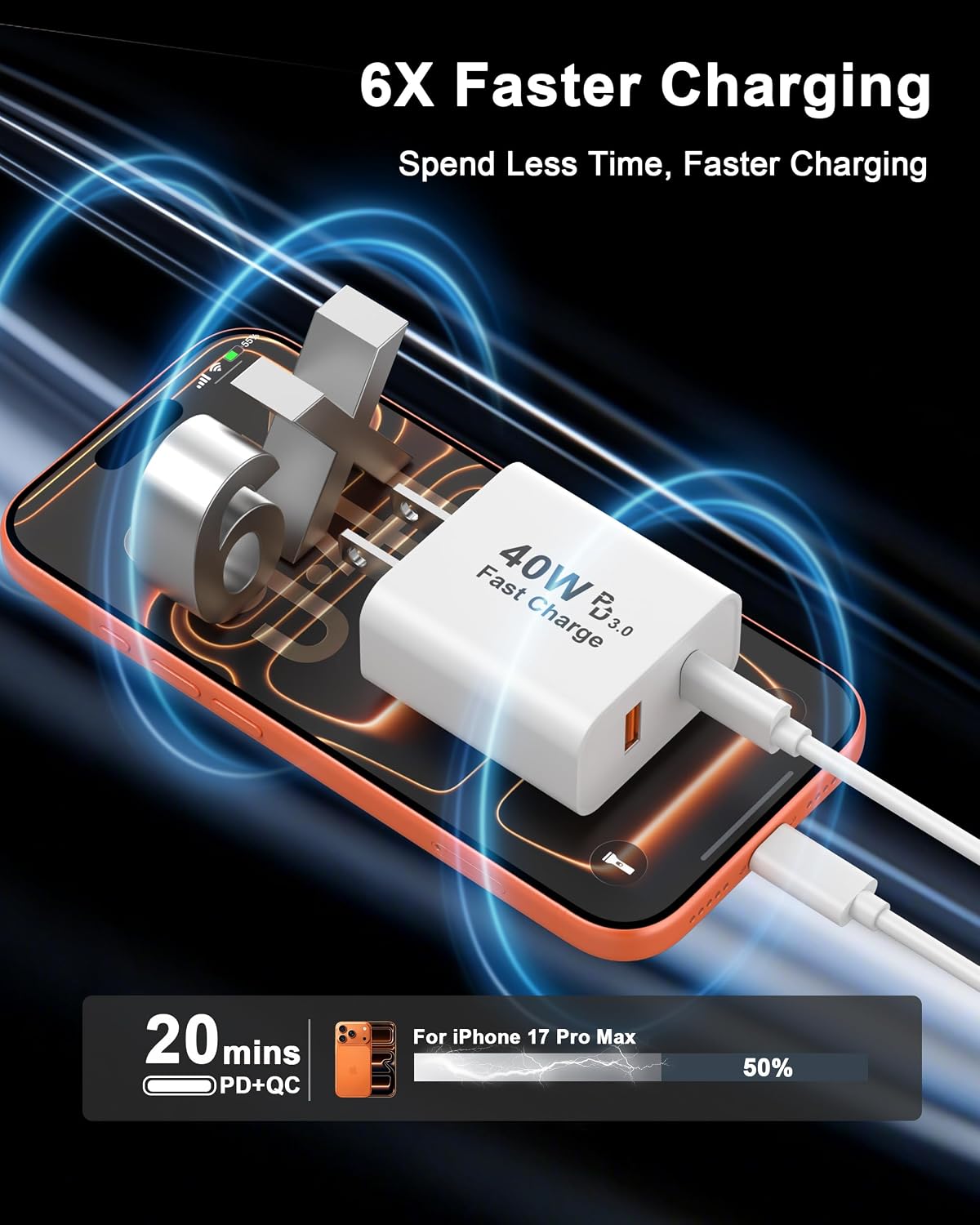 Thumbnail 2 de USB-C Wall Charger, 40W