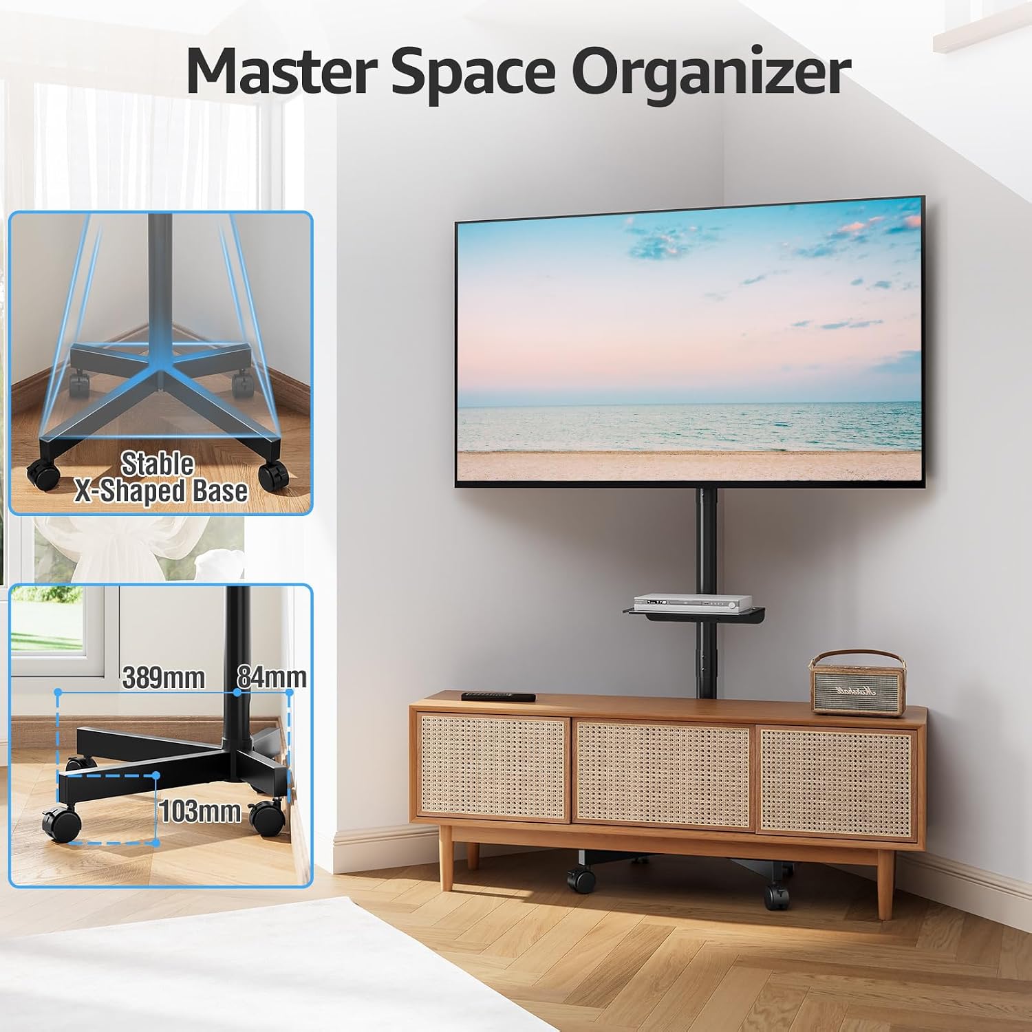 Thumbnail 5 de MOUNTUP Mobile TV Stand EU1117B 35kg