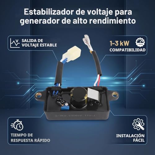 Thumbnail 1 de Regulador de Voltaje Automático 2.8 KW AVR para Generador Monofásico AYNEFY