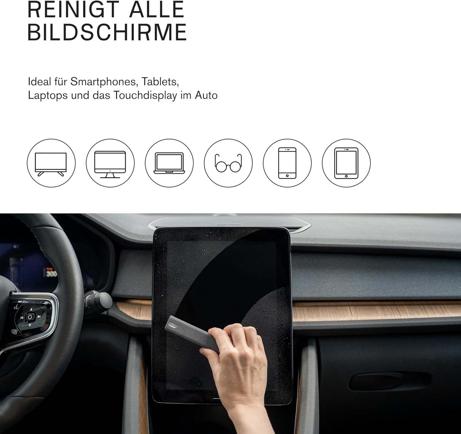 Thumbnail 2 de Handy-Reinigungsset mit Bildschirmreiniger-Spray und Mikrofasertuch – All-in-One für Auto, Smartphone, Tablet & PC