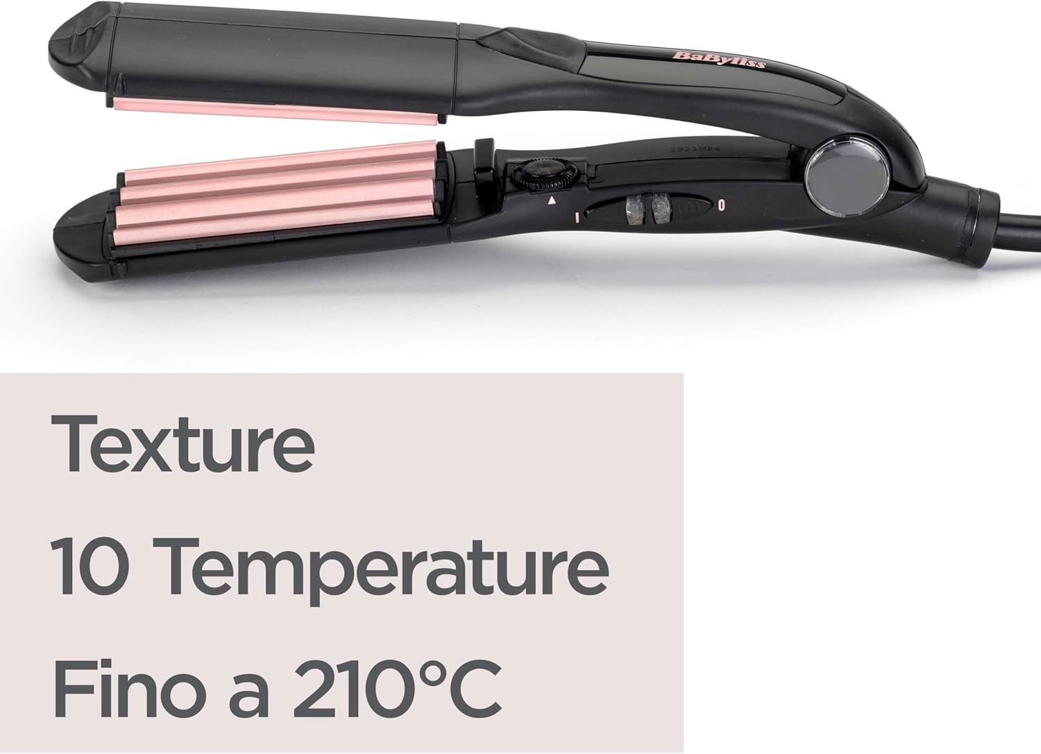 Thumbnail 1 de BaByliss Piastra frisè Tourmaline Ceramic 2165CE: controllo della temperatura e styling frisè professionale