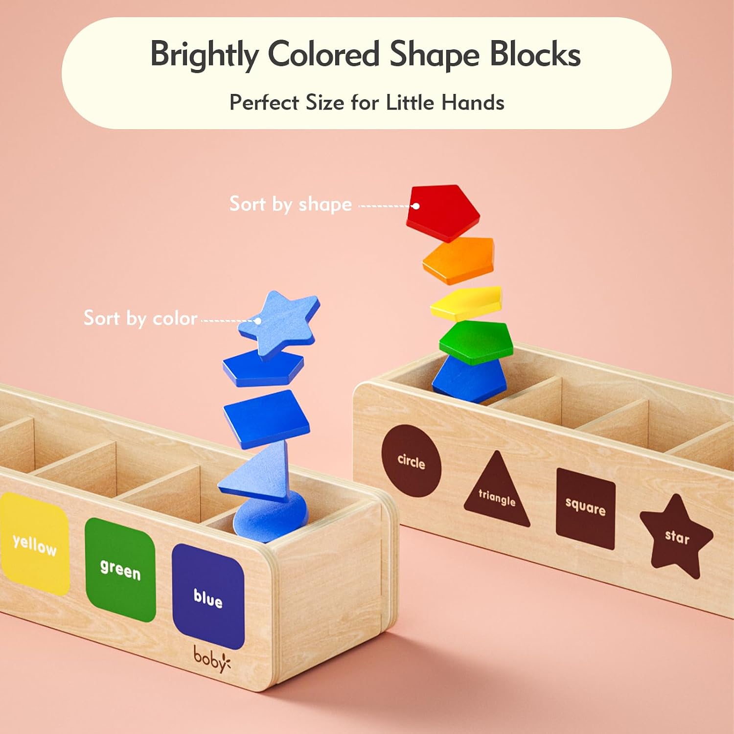 Thumbnail 4 de Dailyfunn Montessori Toys Color & Shape Sorting Box for Toddlers 🎲