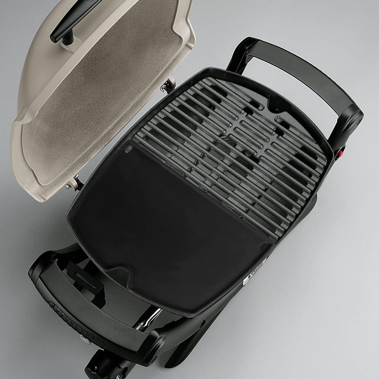 Thumbnail 5 de Vnierxful 6558 Grillplatte aus Gusseisen für Weber Q100/Q120/Q140 & Q-Modelle (32 x 22 cm)