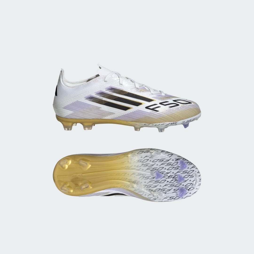 Detalle de Bota F50 Elite para césped natural seco – Adolescentes (Adidas)