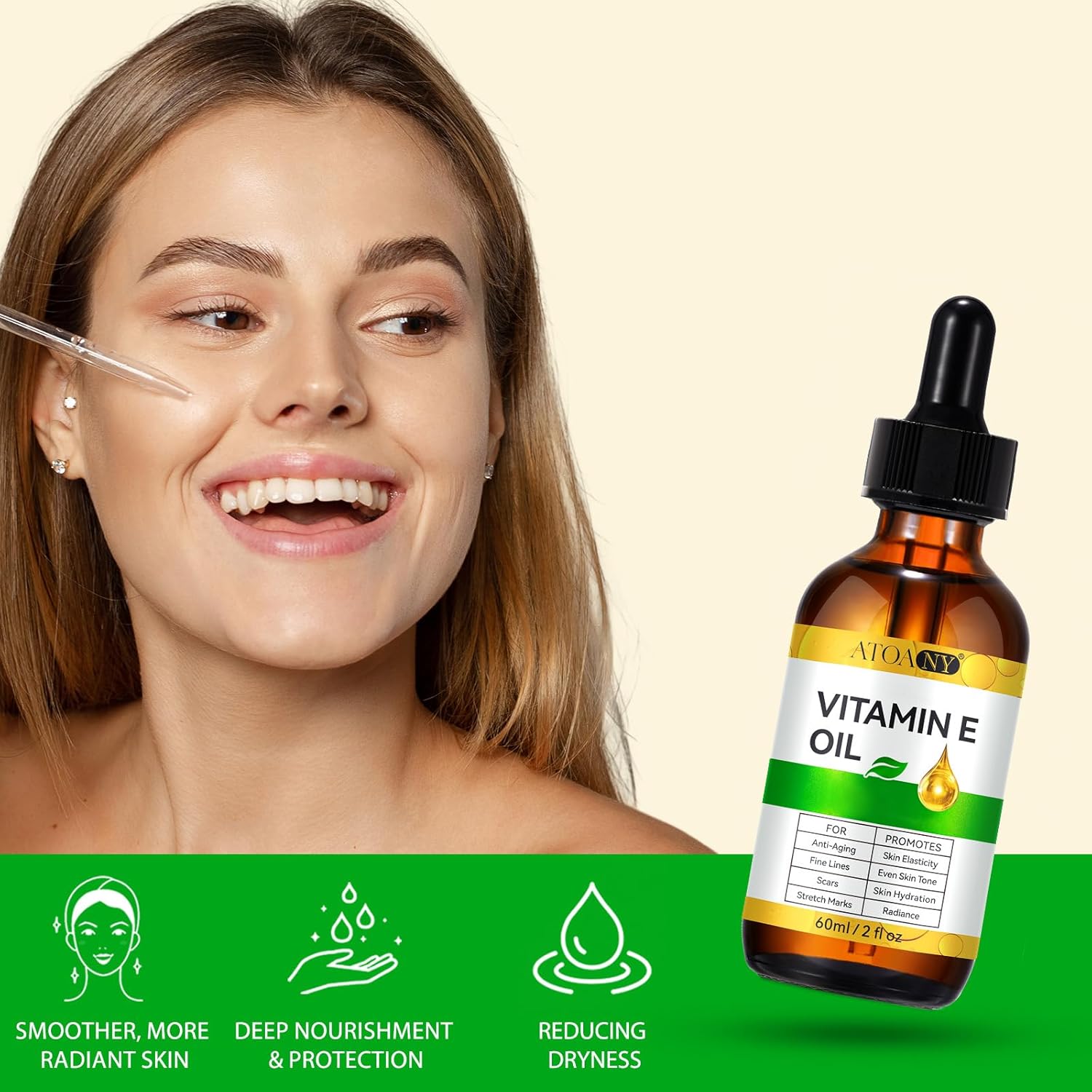 Thumbnail 1 de Aceite de Vitamina E 75.000 IU 60 ml para piel y cabello