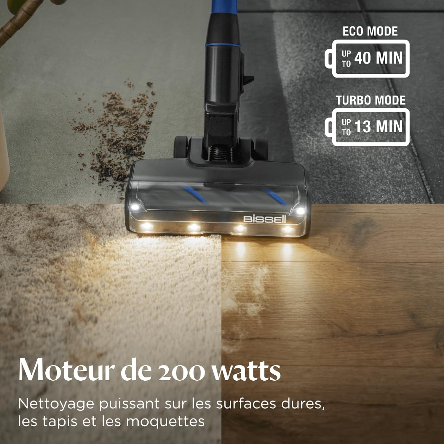 Detalle de Bissell FurFinder PowerClean Aspirateur Balai