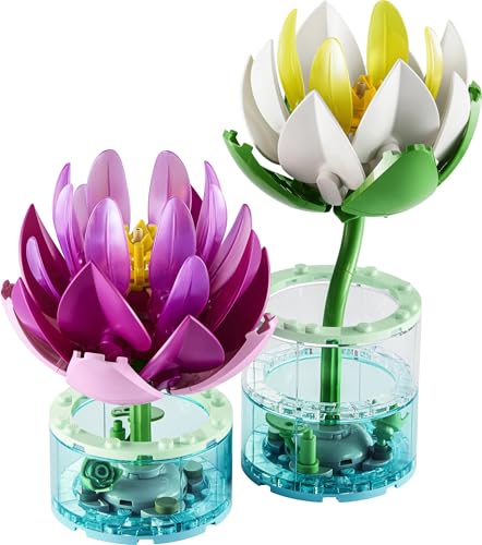 Detalle de LEGO Botanicals Les Nénuphars - Set de Fleurs Artificielles (11511)