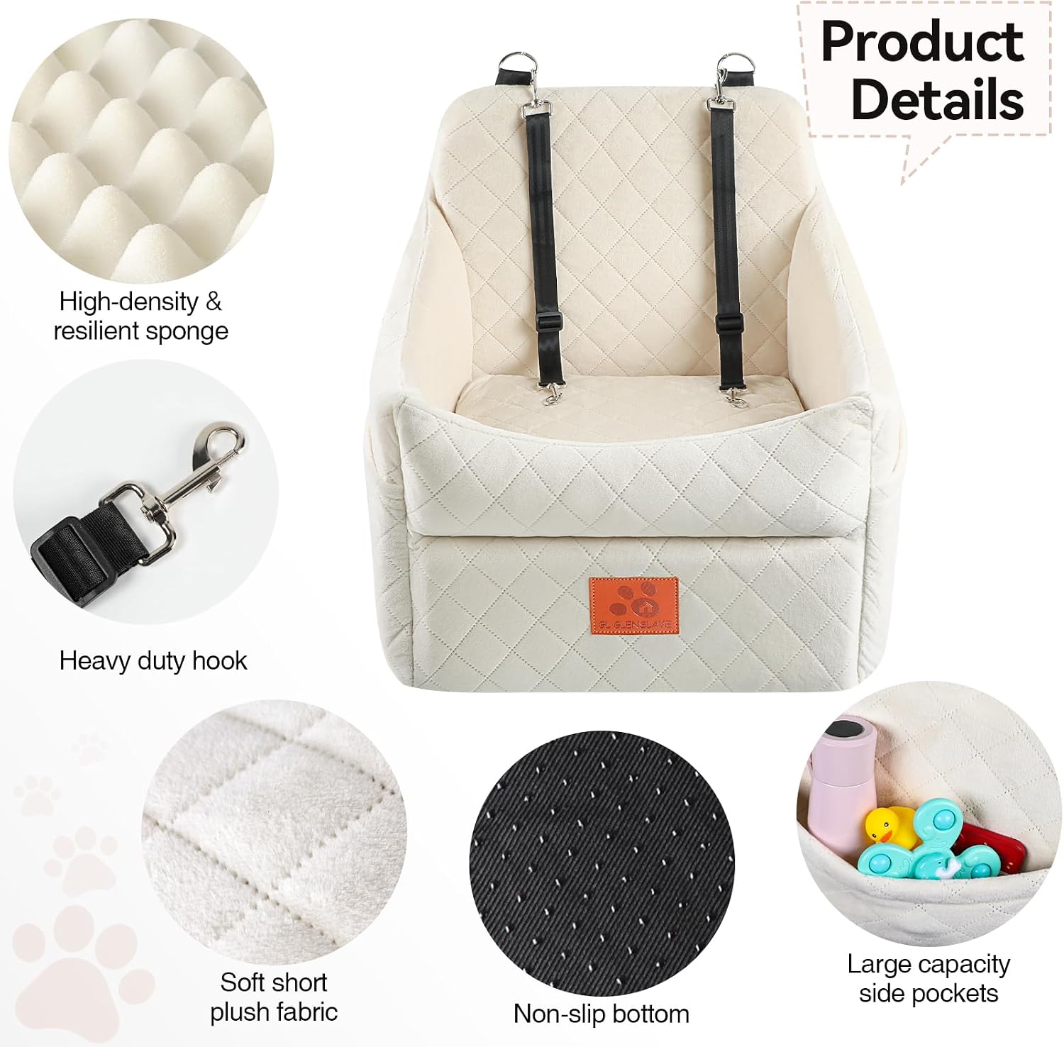 Detalle 1 de GL GLENSLAVE Hunde-Autositz bis 15,9 kg