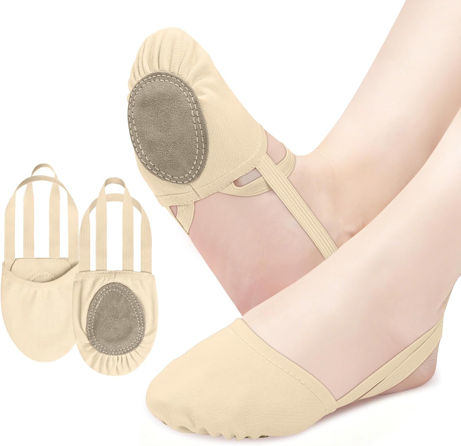 Thumbnail 6 de DiULi Mezze Scarpette da Danza Balletto – Scarpe ginniche per donna e ragazza (S‑L)