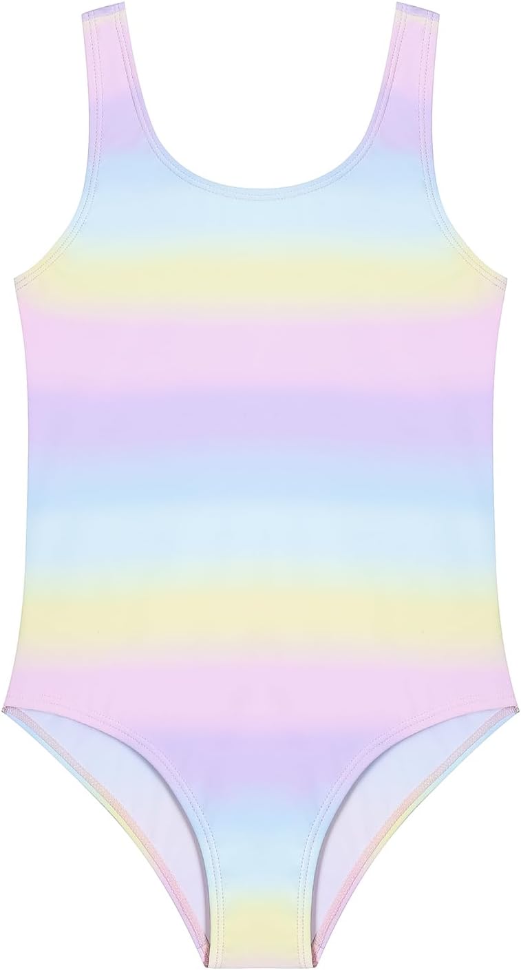 Detalle de Ewbob Girls One Piece Swimsuit: Quick Dry, Sun-Safe Beachwear for Kids