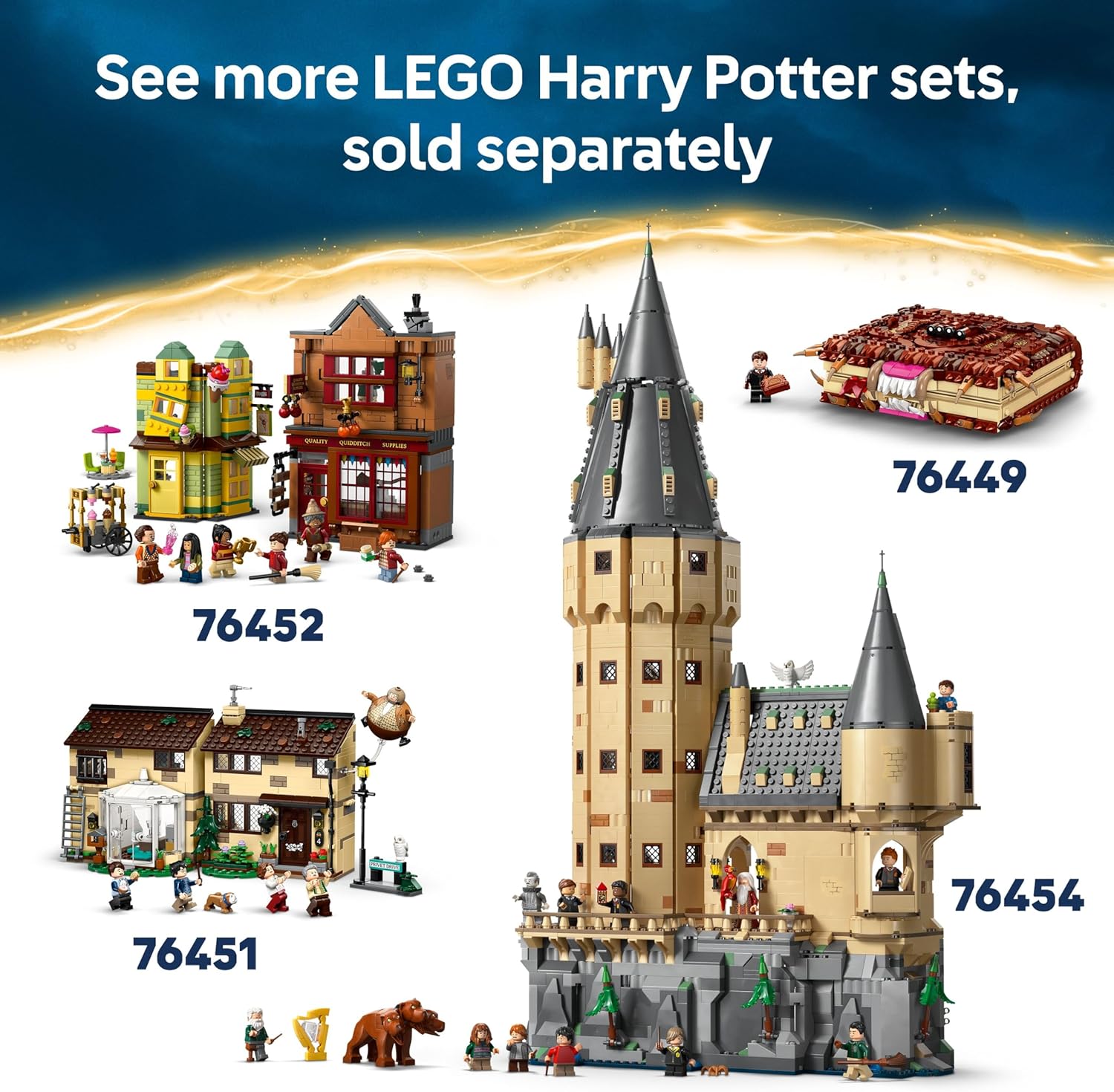Thumbnail 6 de LEGO Harry Potter Book Nook Hogwarts Express Set (76450) with Train Toy, 2 Minifigures, Hedwig & Scabbers