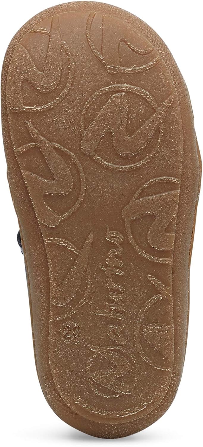 Detalle de Naturino Halb geschlossene Sandalen – Leder, Klettverschluss, robuste Gummi-Außensohle