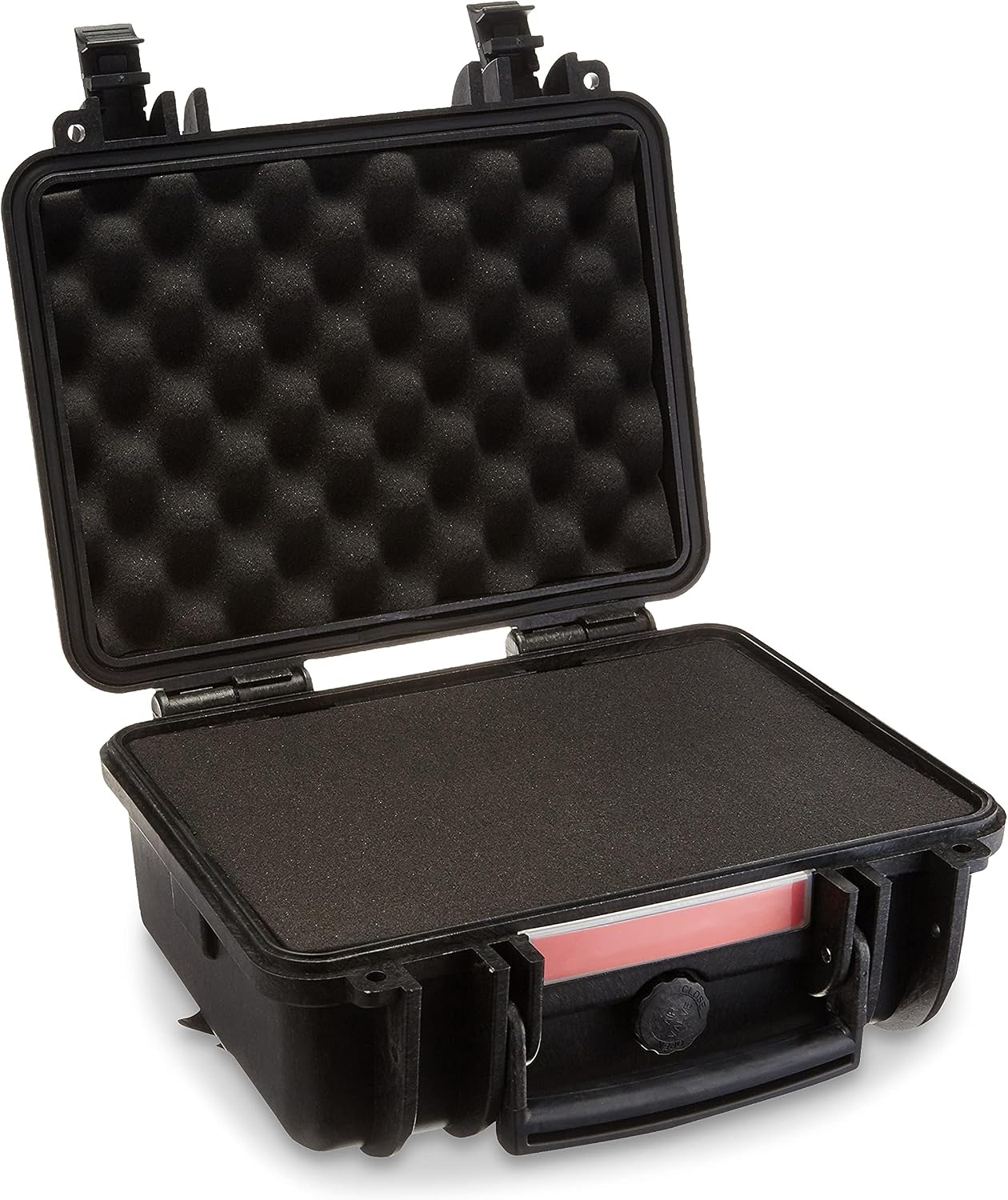 Detalle de Amazon Basics Petite étui rigide portable étanche antichoc pour caméra, drones et accessoires (30,7 x 27 x 14,2 cm) noir