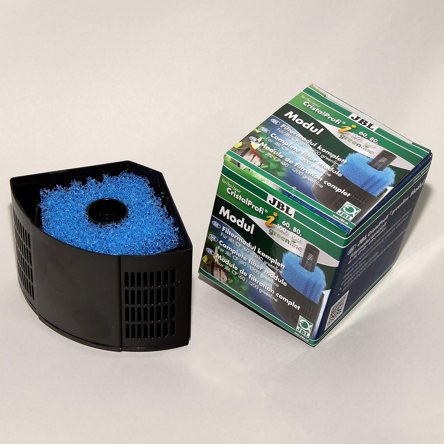 Detalle de JBL CristalProfi i Greenline filtermodule met 25 ppi biofilterschuim